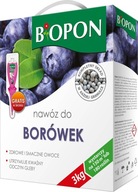 NAWÓZ DO BORÓWEK BIOPON 3KG NA 180 ROŚLIN