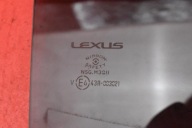 OKNO boční pravá záď zadní LEXUS UX 250H 18-22