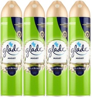 GLADE Odświeżacz powietrza Muguet KONWALIA Hiacynt Gruszka spray 300 ml x4