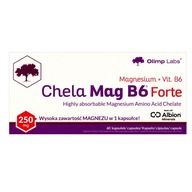 OLIMP CHELA-MAG B6 Forte Vita-min VÝKONNÝ MAGNÉZIUM CHELAT STRES VITAMIN B6