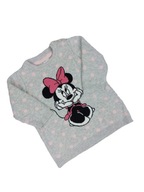 Sweter dziewczecy Myszka Minnie r 62 cm bawełna