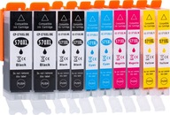 10× PGI-570 tintapatron CANON PIXMA MG5750 MG6850 MG7750 TS5050 XL nyomtatókhoz