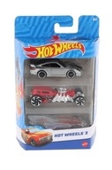 Hot Wheels Autka prezentowy zestaw Resoraki Samochodziki 3 pack