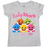 Tričko BABY SHARK sivé 92
