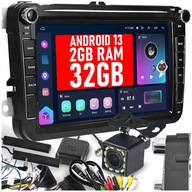 NAWIGACJA 2 DIN RADIO VW PASSAT B6 B7 GOLF 5 V 6 VI ANDROID 13 2GB/32GB