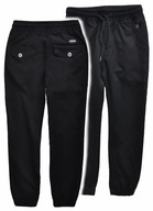 CASAR Spodnie CHINOSY czarne JOGGERY wygodne elastyczne r 146/152