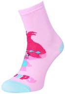 Ružové ponožky dievčenské TROLLS 23-26 EU