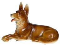 Pies 5 - śliczna figurka porcelanowa zabytkowa