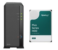 Súborový server DS124 + 6TB Synology Plus HAT3300