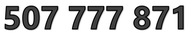 507 777 871 ORANGE STARTER ZŁOTY ŁATWY PROSTY NUMER KARTA SIM GSM PREPAID