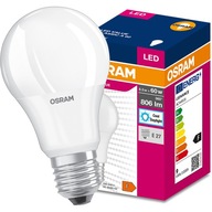 Żarówka LED E27 8,5W 60W 806lm 6500K ZIMNA OSRAM