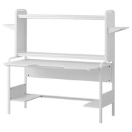 IKEA FREDDE Biurko gamingowe, biały185x74x146 cm