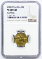 Litwa, 10 centu 1925, NGC AU