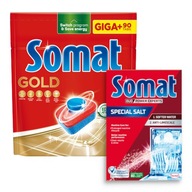 Somat Gold Tablety do umývačky riadu 90 ks + soľ 1,5kg