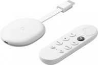 Odtwarzacz Google Chromecast 4 polska wtyczka Smart TV pilot Wi-Fi j.polski