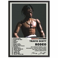 Travis Scott Rodeo Plagát Obrázok s albumom v rámčeku Darček