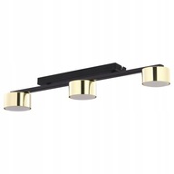 DALLAS GOLD/BLACK LAMPA SUFITOWA 3 PŁ