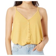 Koszulka ROXY na ramiączkach bluzka na lato przewiewna żółta r. M