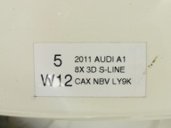 trunk door boot rear part rear Z window AUDI A1 8X 3D HATCHBACK KOD LY9K