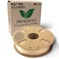 Filament PLA+ Pro drewno WOOD fiber 12% włókno drewniane 1kg PRINDANO