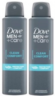 DOVE Men Deo Clean Comfort Antyperspirant 2 x150ml