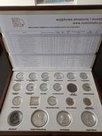 Zestaw 19 monet srebrnych oraz okolicznościowych 5 zł emisja 2022 + foldery