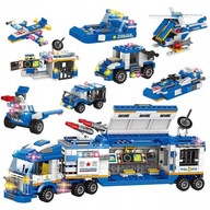 Építőkockák Robotrepülő 8in1 RENDŐRSÉG SWAT 828el (828PCS)