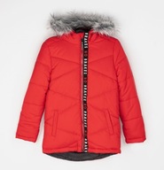 COCCODRILLO kurtka zimowa pikowana czerwona 122 chłopiec