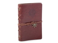 Zápisník cestovateľ denník retro denník vintage hnedý