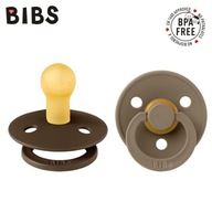 BIBS COLOUR 2-PACK MOCHA & DARK OAK S Smoczek