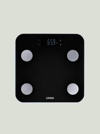 Kúpeľňová váha Livoo Inteligentná štvorcová váha čierna LIVOO