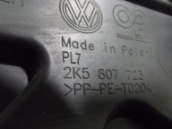 VW Caddy IV 2K5 support holder of a bumper left front 2K5807723
