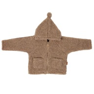 Zaffiro Detská prechodná bunda s kapucňou Meri 122/128 cm Brown