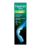 NASIVIN Sinex Aloes i Eukaliptus aerozol do nosa 15 ml