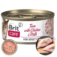 Karma Mokra w Sosie Dla Kota Brit Care Cat Tuna & Chicken & Milk 6 x 70g