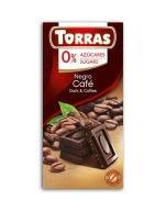 Étcsokoládé kávéval hozzáadott cukor nélkül 75 g - Torras
