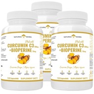 AltoPharma Curcumin C3 Complex Bioperine Čierne korenie Kurkuma Cirkulácia x3