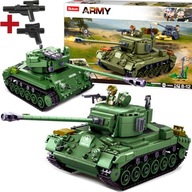 KLOCKI WOJSKO CZOŁG M26 PERSHING + LEGO BLASTERY