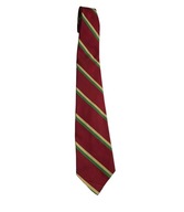 Polo Ralph Lauren krawat jedwabny w paski elegancki bordowy klasyczny męski