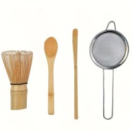 MATCHA CHASEN BAMBUSZ SEPRŰ KÉSZLET kanál HABOSÍTÓ chashaku SZŰRŐ