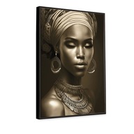 Obraz Africká žena 69x99 cm veľký obraz na stenu