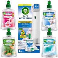 AIR WICK ACTIVE FRESH ČERSTVÉ PRANIE&BIELA ORCHIDEA KOMPLET 228 ML + 4 NÁPLNE