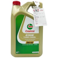 OLEJ CASTROL EDGE TURBO DIESEL 5W40 5L + zawieszka