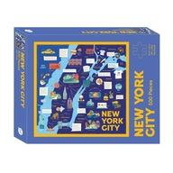 NEW YORK CITY MAP PUZZLE: 500-PIECE JIGSAW PUZZLE - Hardie Grant Travel KSI