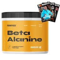 nowmax BETA ALANINE 200 g BETA ALANINA NA WYTRZYMAŁOŚĆ POMPA MIEŚNIOWA