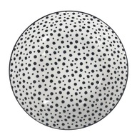 BlackLine levestányér 20cm, pöttyös