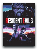 Resident Evil 3 - OBRAZ 80x60 plakat gra 5 2 7 6 4