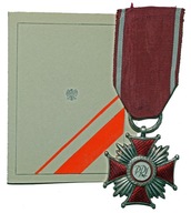 Srebrny Krzyż Zasługi PRL z nadaniem 1987