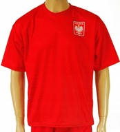 Koszulka piłkarska POLSKA EURO 2016 r.104 czerwona