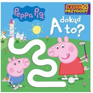 Świnka Peppa A dokąd to? książka kształtka sztywno kartonowa